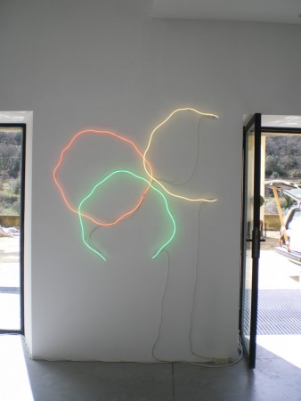 Néons, 2013, Galerie Eric Linard